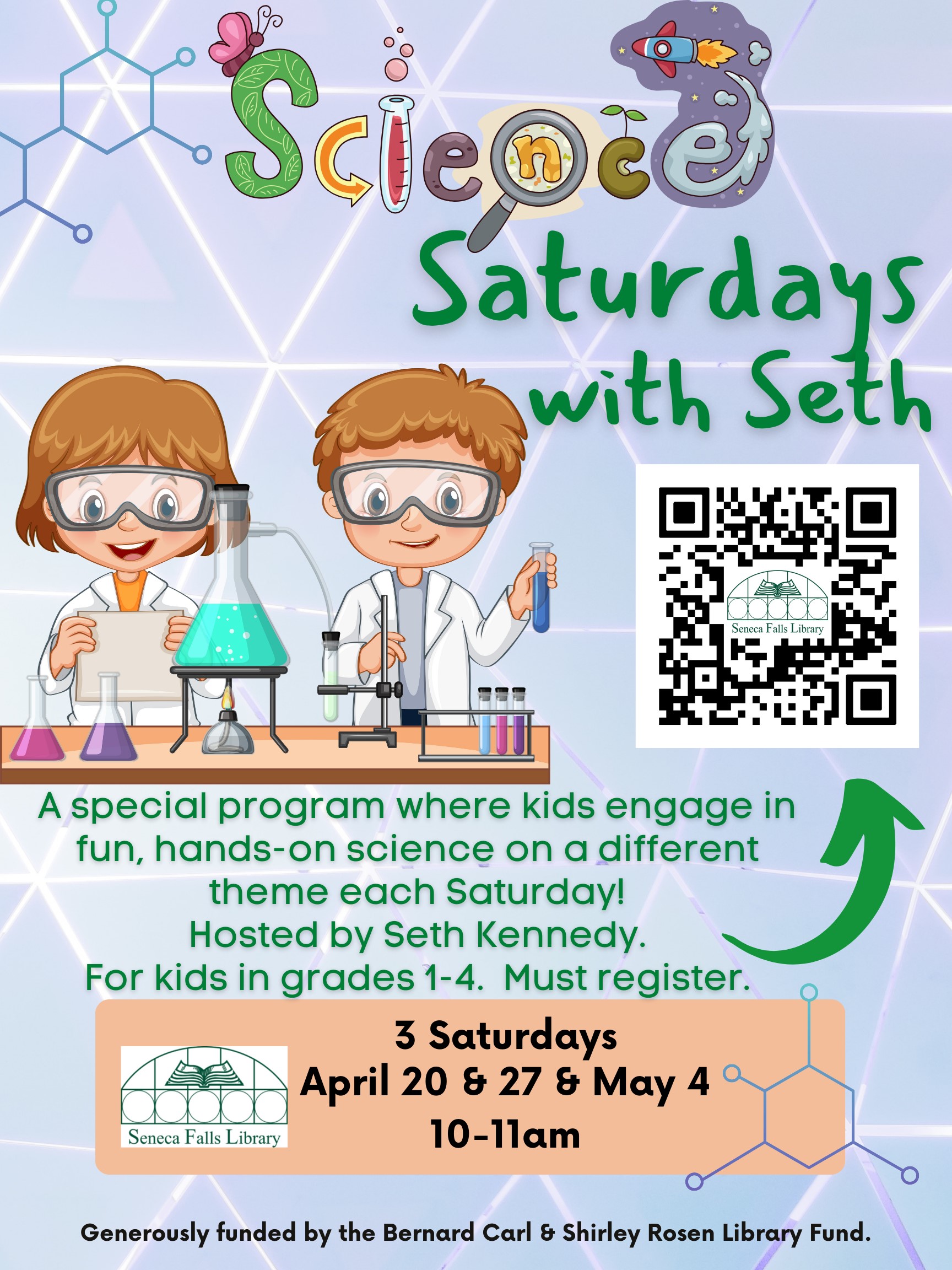 Science Saturdays with Seth Science Saturdays with Seth