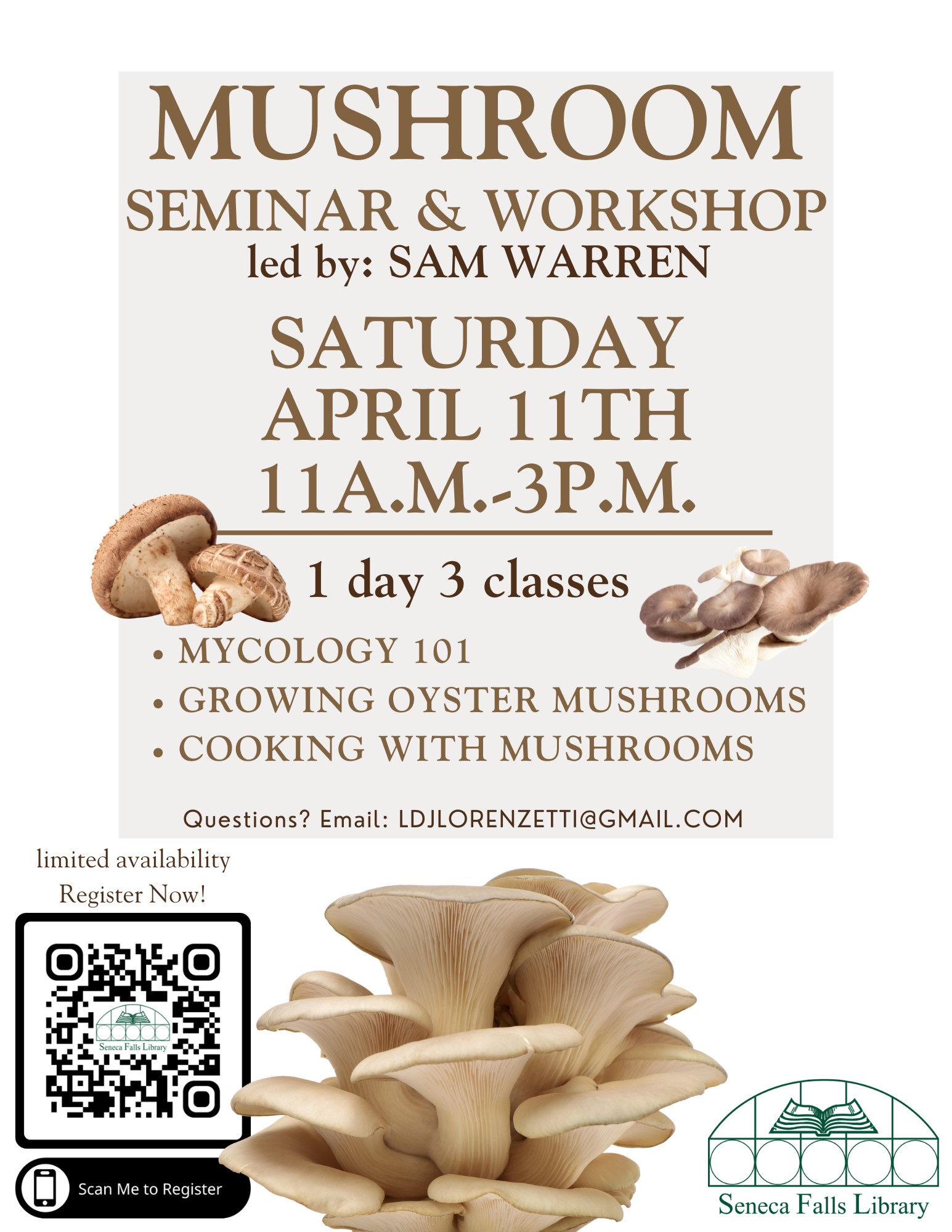Mushroom Seminar and Workshop