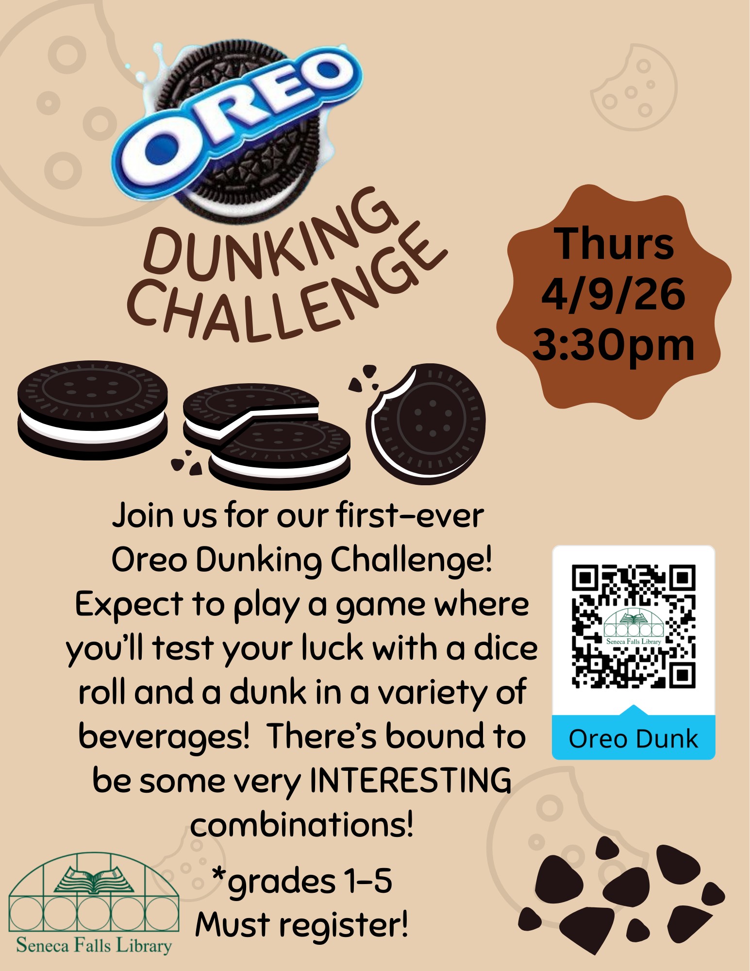 Oreo Dunking Challenge