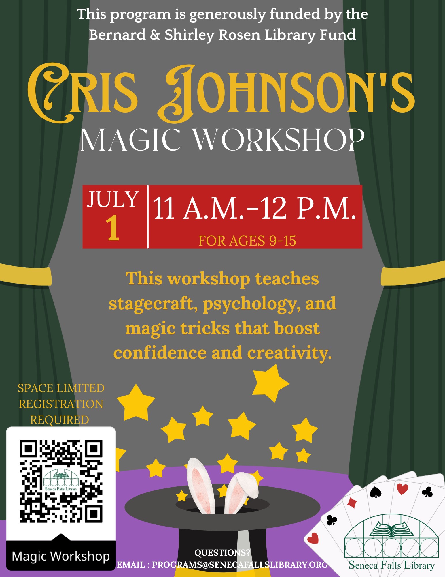 Cris Johnson’s Magic Workshop