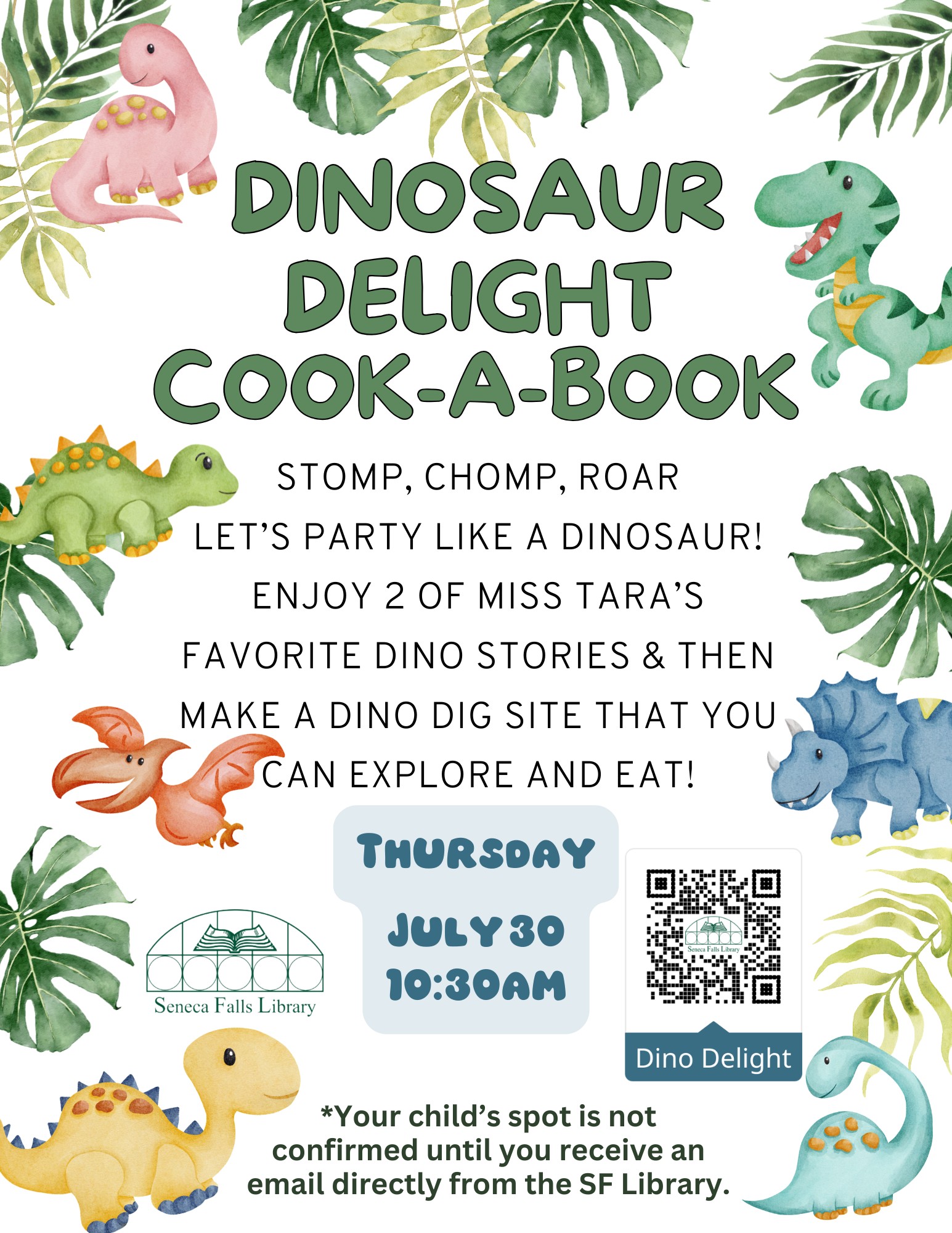 Dinosaur Delight Cook-a-Book