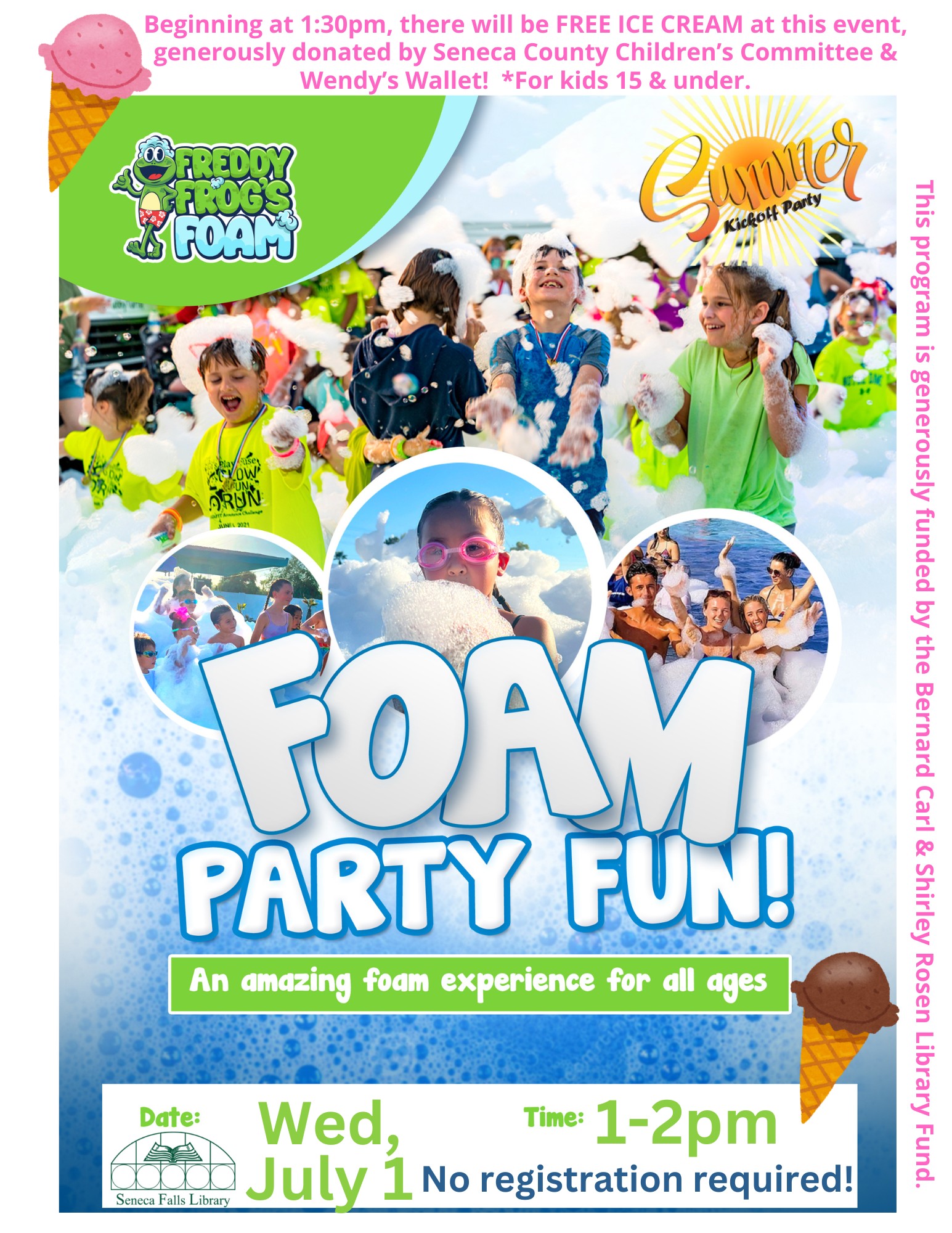 Freddy Frog Foam Party
