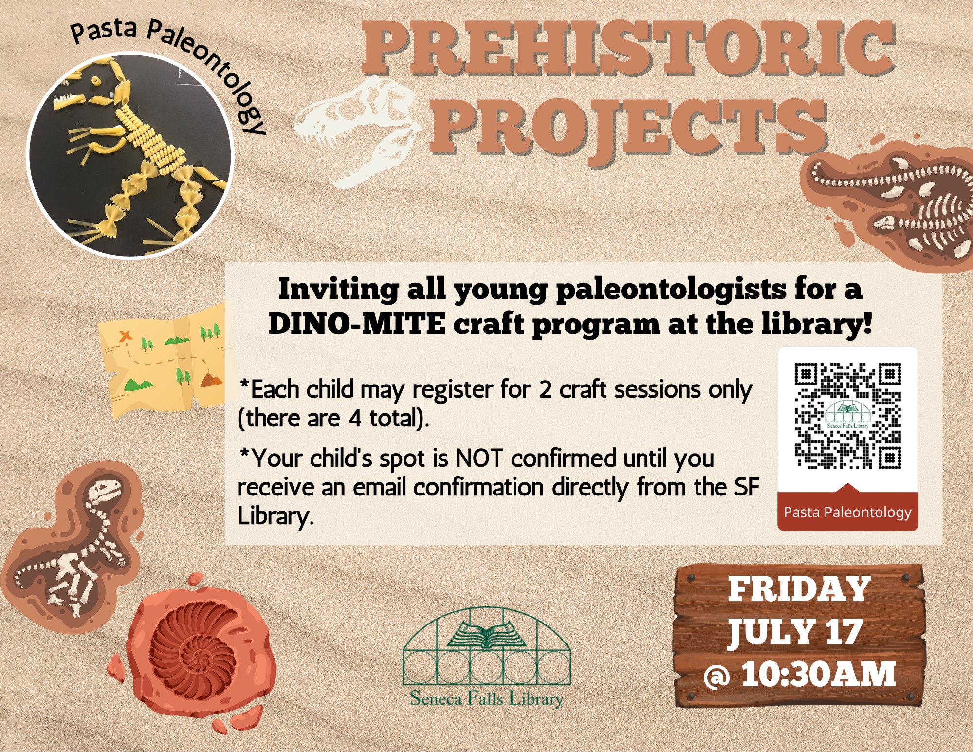 Prehistoric Projects: Pasta Paleontology
