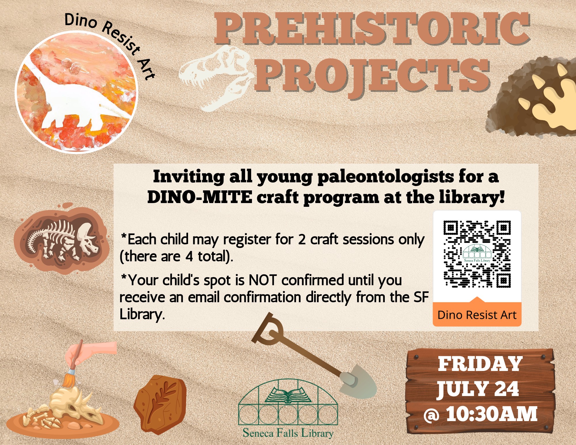 Prehistoric Projects: Dino Resist Art