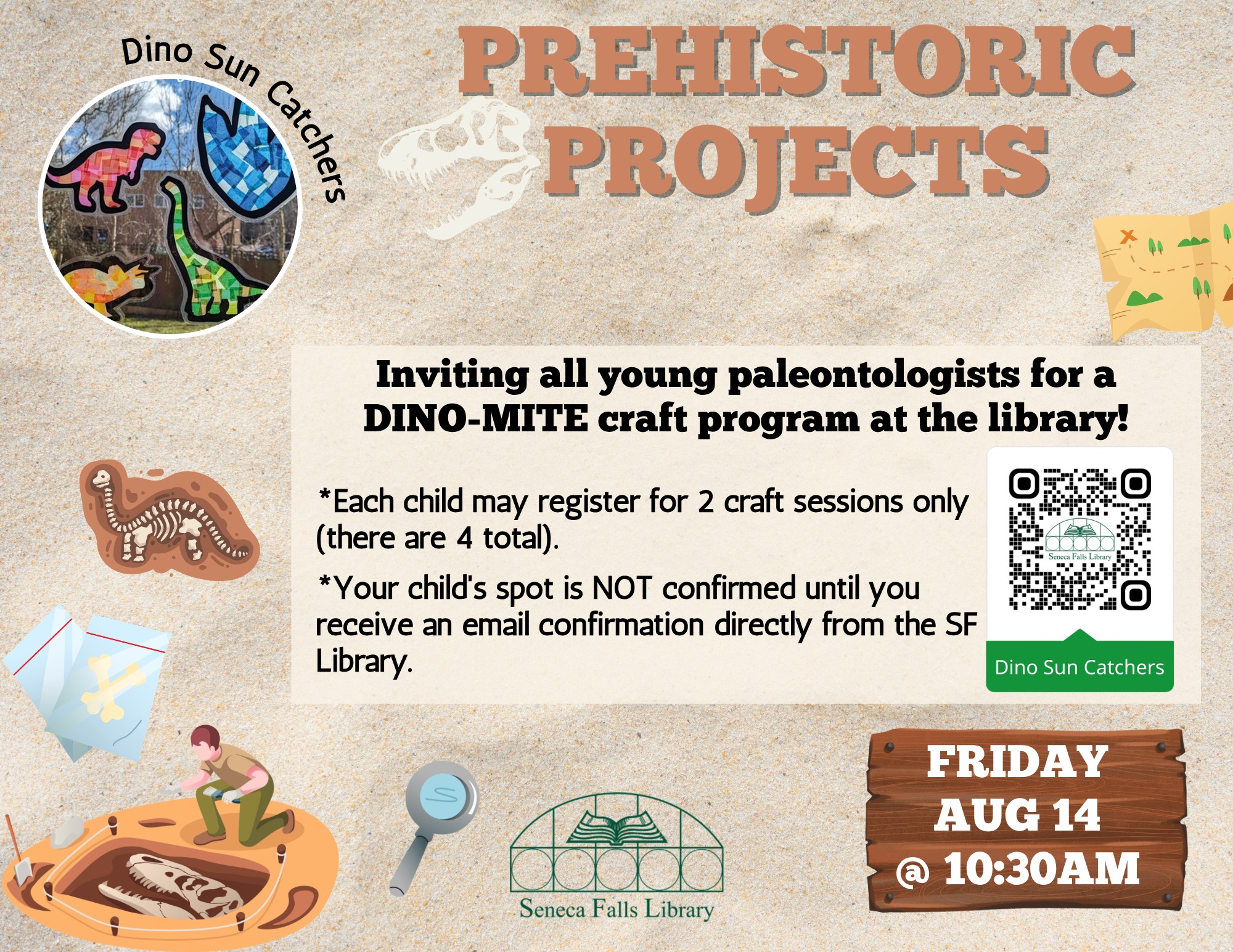 Prehistoric Projects: Dino Sun Catchers