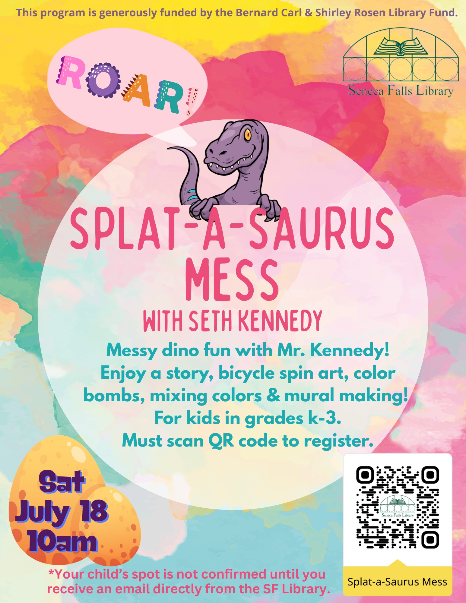 Splat-A-Saurus Mess