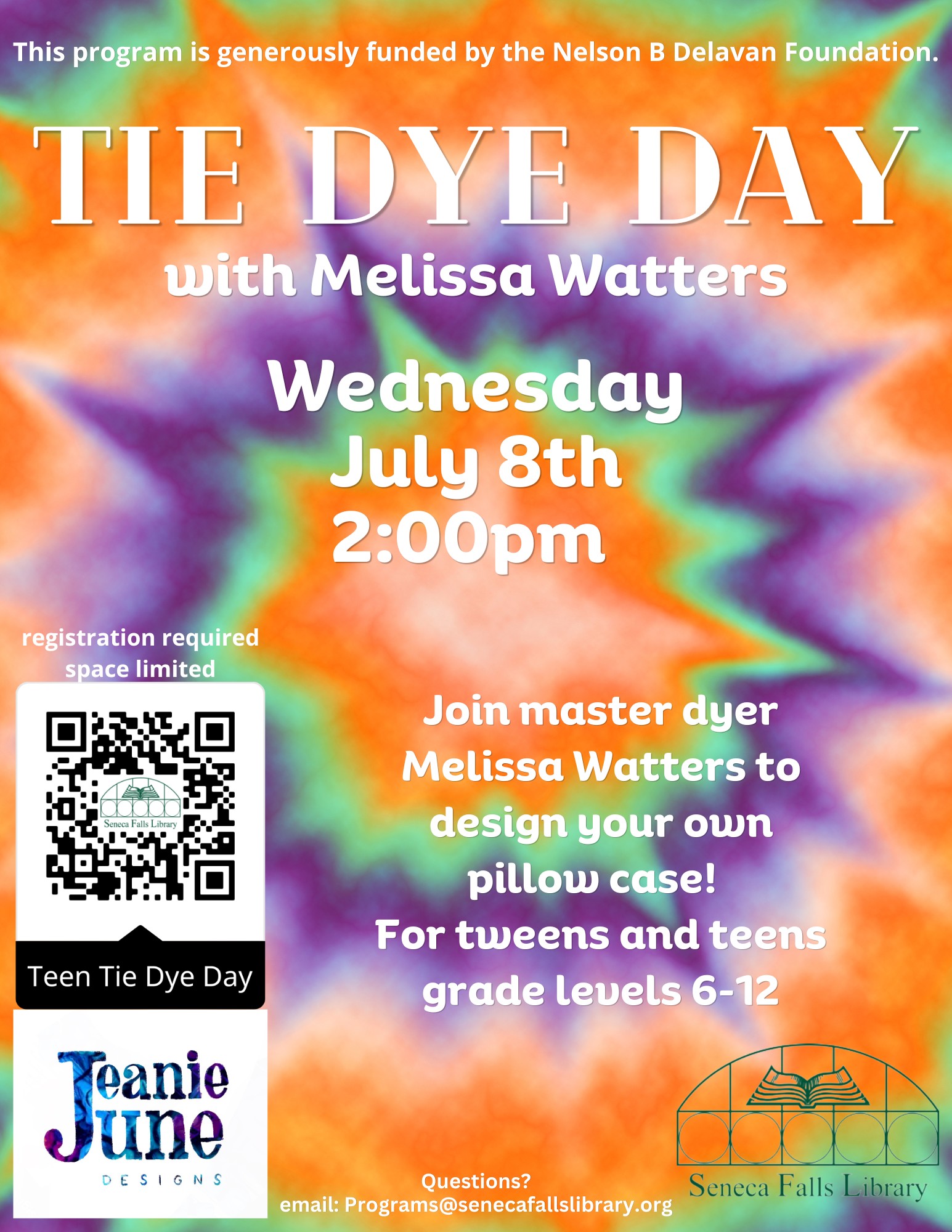 Tie Dye Day (Grades 6-12)