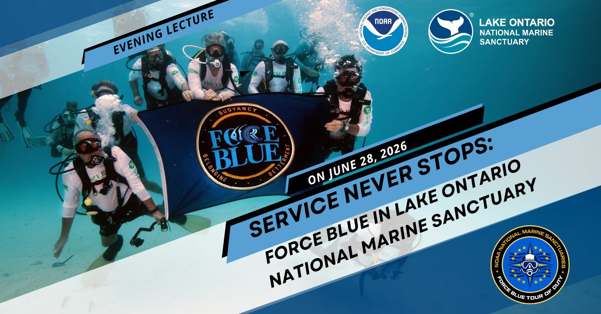Service Never Stops: FORCE BLUE in Lake Ontario National Marine Sanctuary Evening Lecture