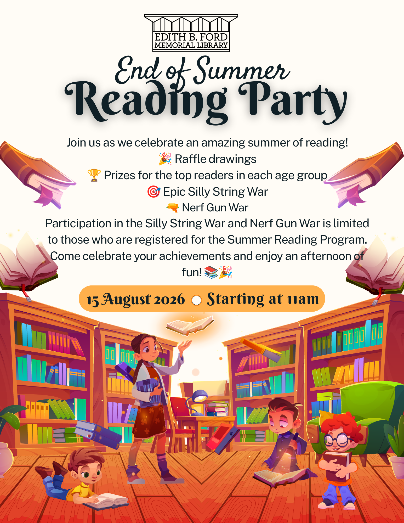 End of Summer Reading Party