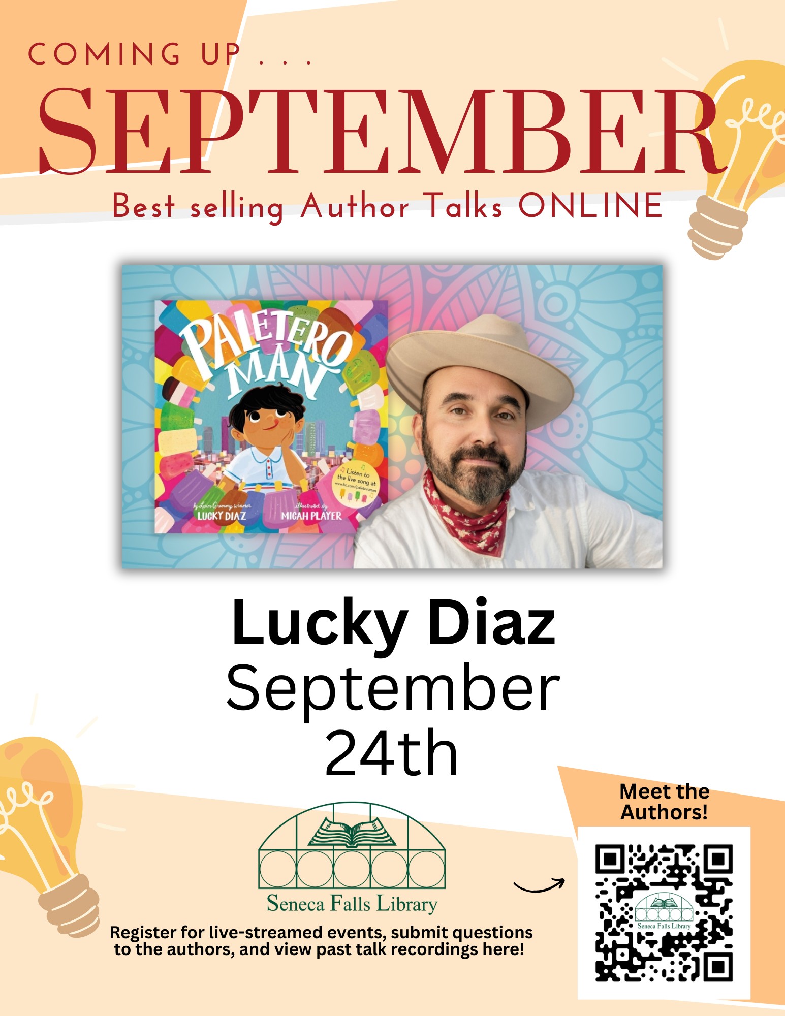 Online Author Talk: Lucky Diaz
