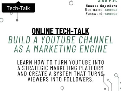 Online Tech-Talk: Build a YouTube Channel as a Marketing Engine Online Tech-Talk: Build a YouTube Channel as a Marketing Engine