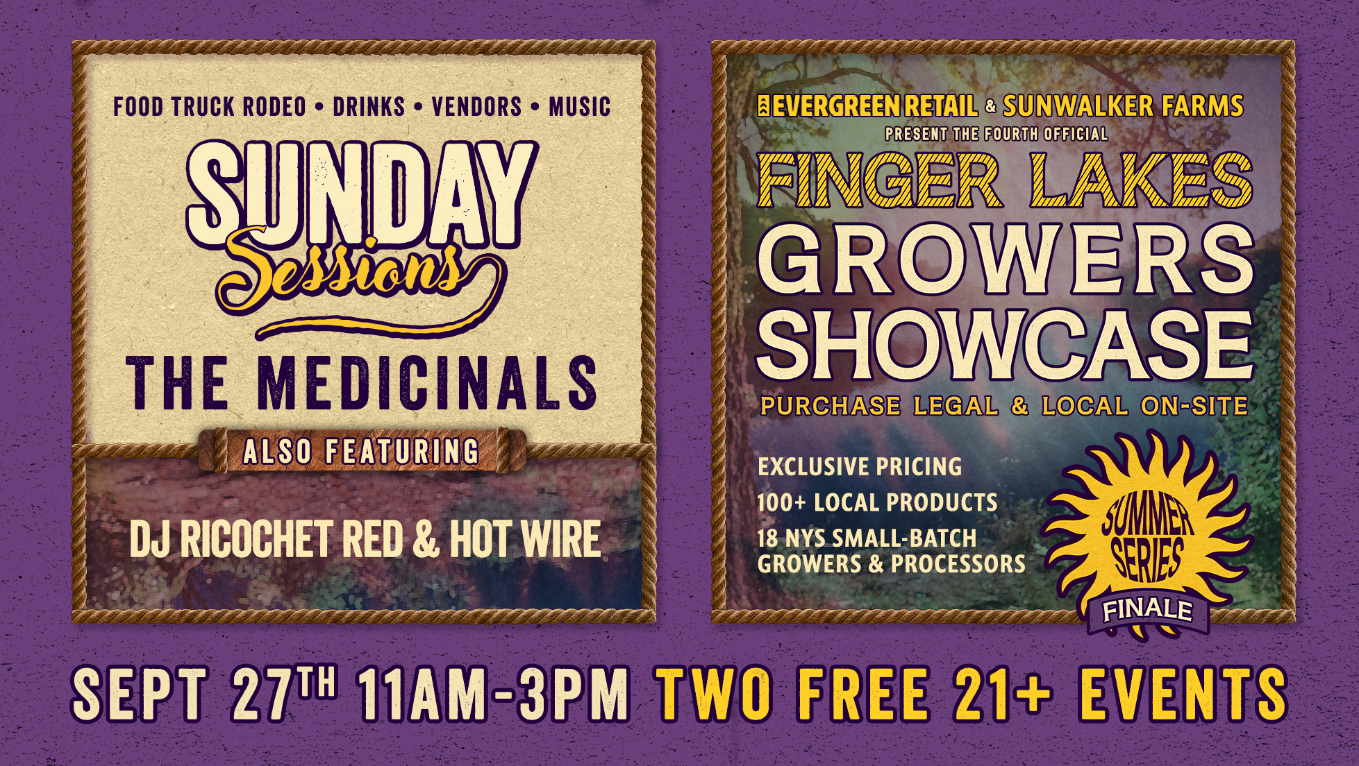 SERIES FINALE: The Finger Lakes Growers Showcase and Sunday Sessions